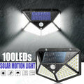 Split Type Solar 100COB Led Induction Wall Light Indoor Outdoor Garden