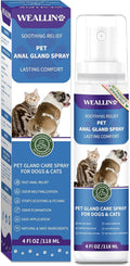 Dog Anal Gland Spray Relief Anti Itch Odor Control Safe Cats 4oz