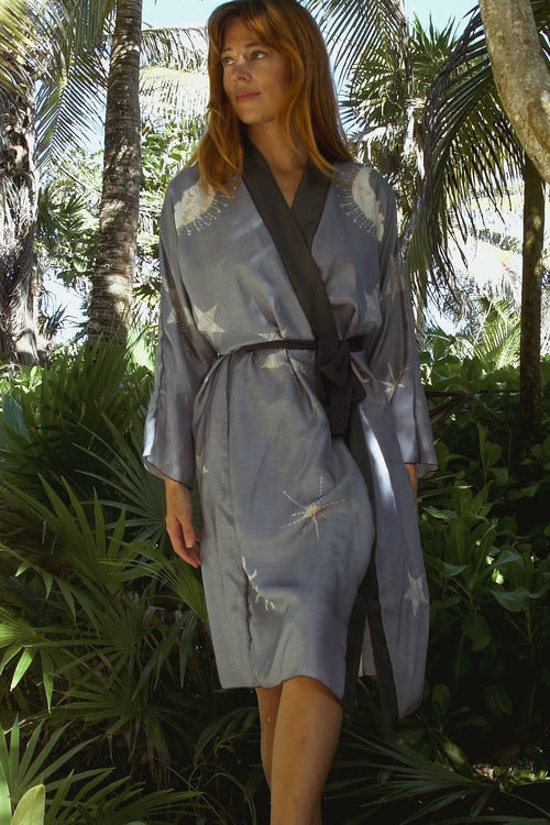 The Rigel Robe in Sky View Blue