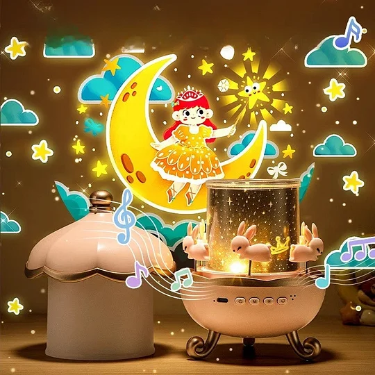 Princess Dream Carousel Night Light